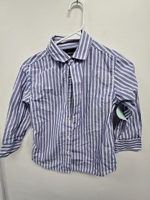 Blue/Purple/White Van Heusen Longsleeve Button Up, 8 B