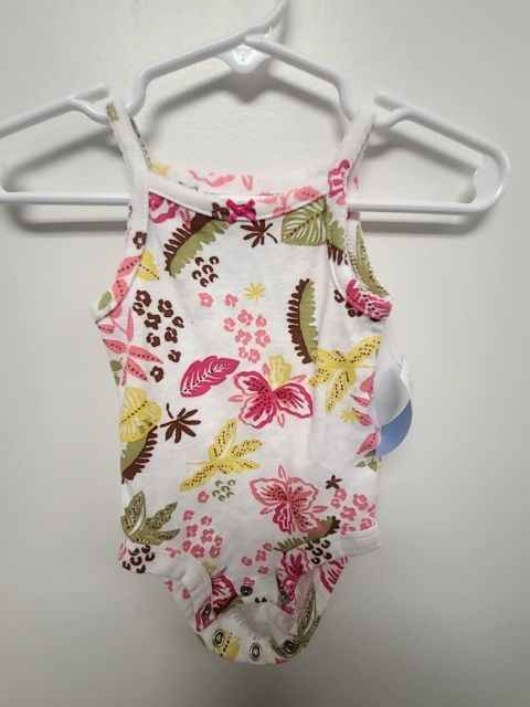 white Carters Tank Top Onesie, 3M G