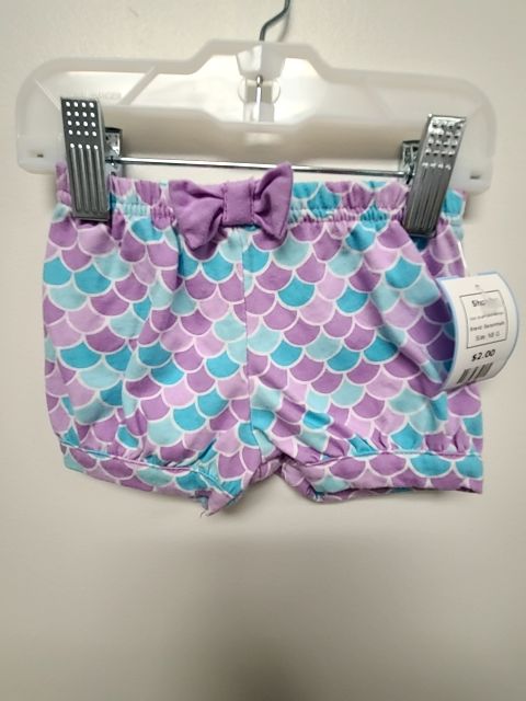 Blue/Purple Mermaid Garanimals Shorts, NB G