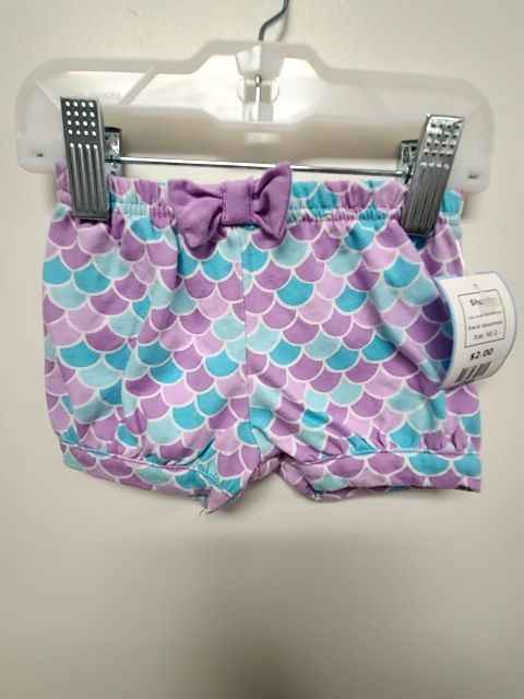 Blue/Purple Mermaid Garanimals Shorts, NB G