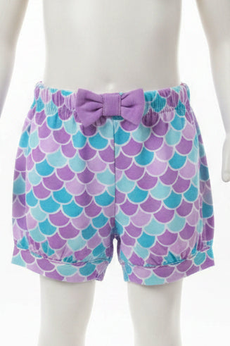 Blue/Purple Mermaid Garanimals Shorts, NB G