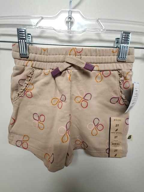 Tan Easy Peasy Shorts, 2T G