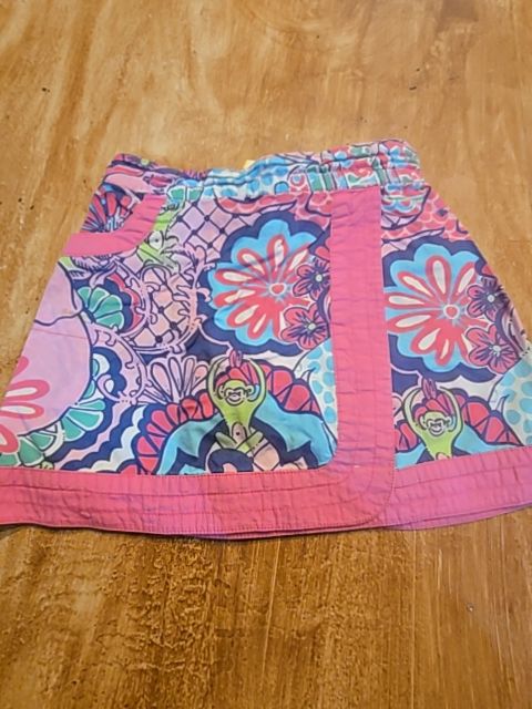Pink/Colorful Pattern Lilly Pulitzer Skort, 6 G