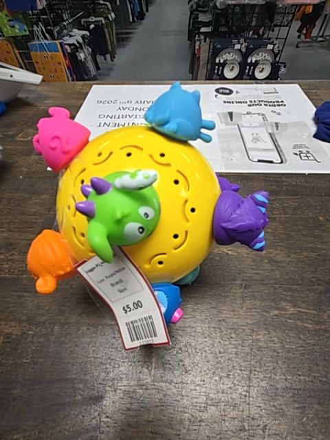 Purple/Yellow Giggle Monster Ball