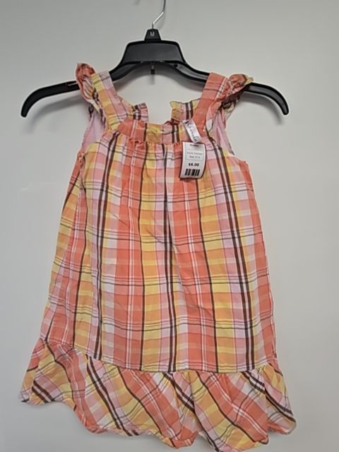 Pink/Orange/Yellow Plaid Cherokee Dress, 5T G