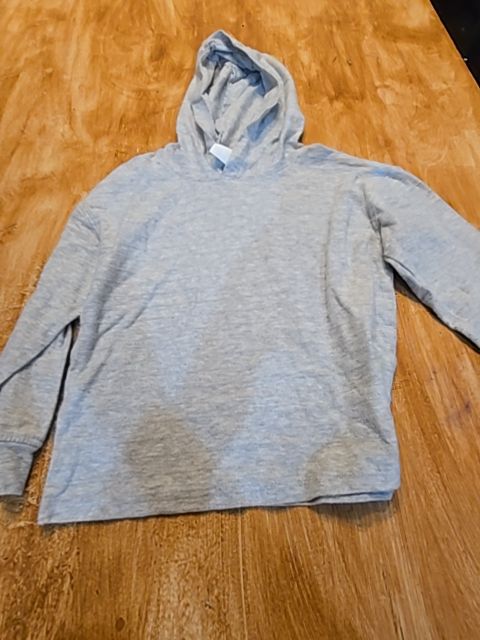 Grey Carters Hooded Longsleeve Shirt, 3T B