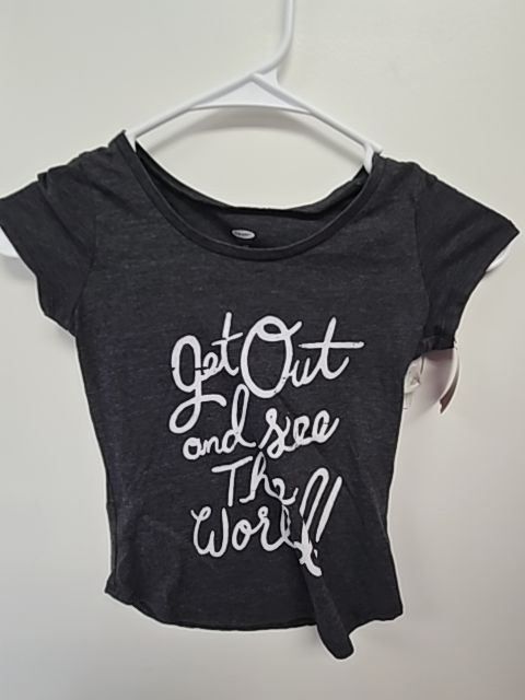 Grey Get Out And See The World Old Navy Shirt, 6 G