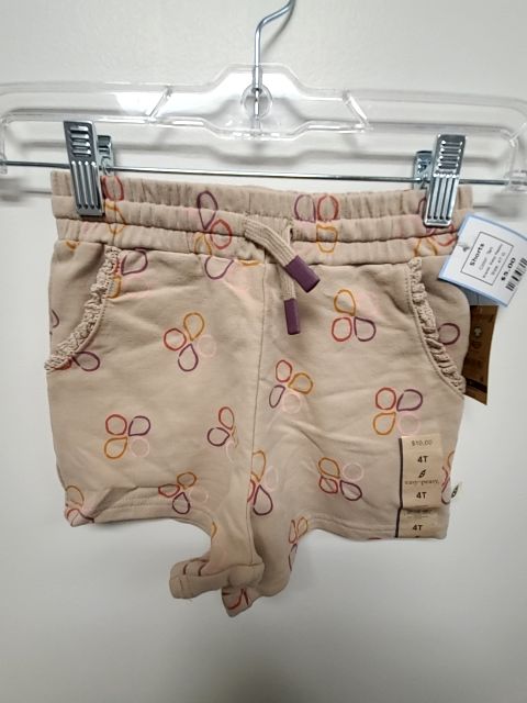 Tan Easy Peasy Shorts, 4T G