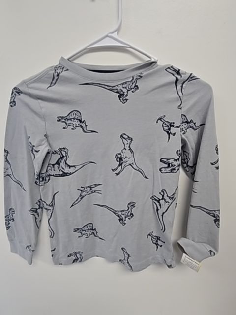 Blue/Navy Dino Cat & Jack Longsleeve Shirt, 6 B
