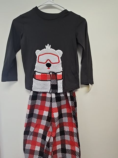 Red/Grey/Black Plaid Cat & Jack Pjs, 4T B