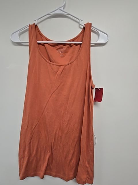Orange Isabel Maternity Tank Top, Large