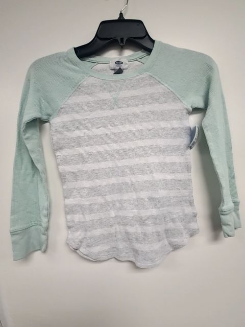 Grey/White/Blue Old Navy Longsleeve Shirt, 8 G
