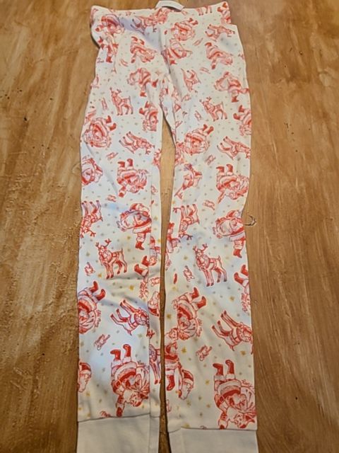 White/Red Christmas Old Navy Pjs, 12 G