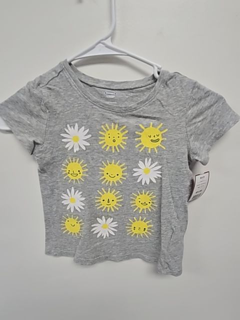 Grey/White/Yellow Sun/Flower Old Navy Shirt, 5T G