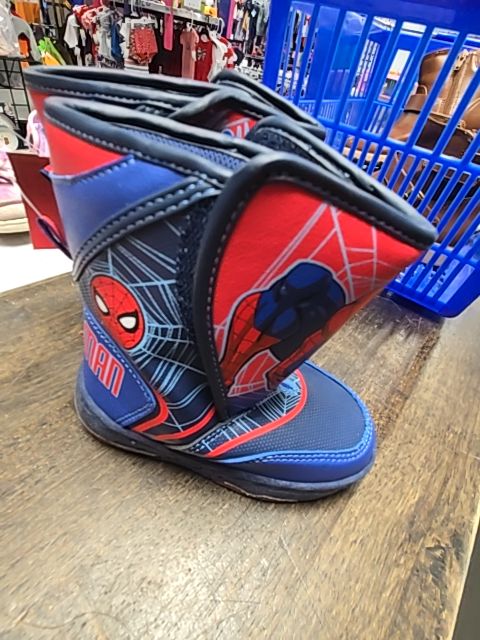 Navy/Red Spiderman Snow Boots, 7C B