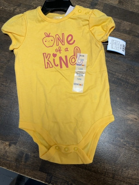 yellow Garanimals One of Kind Onesie, 12M G