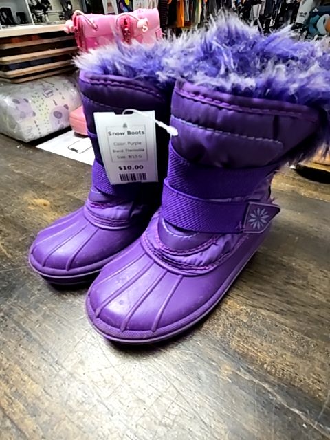 Purple Thermolite Snow Boots, 9/10 G