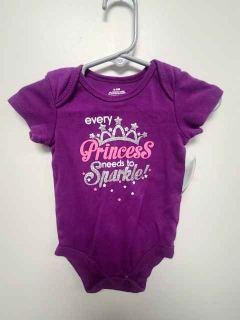 Purple Princess Onesie, 6M G