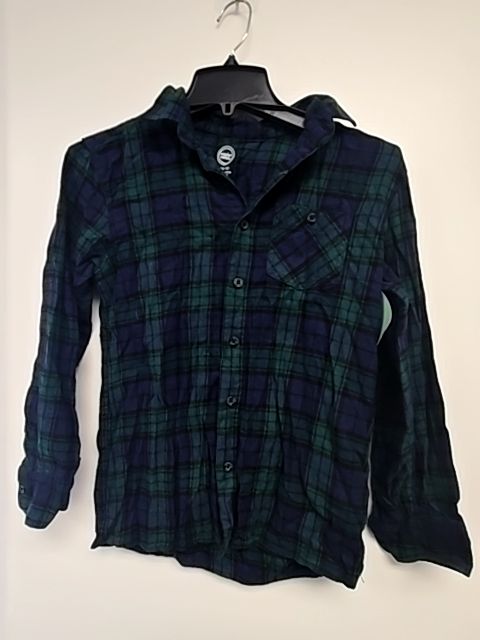 Navy/Green Plaid Wonder Nation Flannel, 10 B