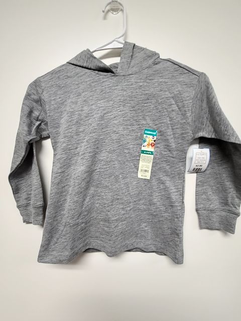 Grey Garanimals Hooded Longsleeve Shirt, 5T G