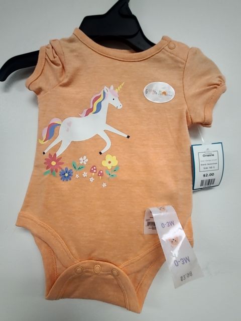 Orange Unicorn Garanimals Onesie, NB G