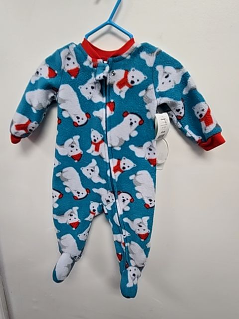 Blue/Red Polar Bear Kidgets Sleeper, 3M B