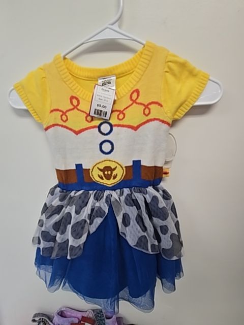 Yellow/Blue/White/Red Toy Story Dress, 3T G