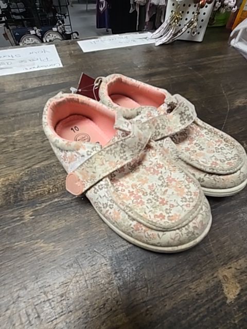 Pink Floral Wonder Nation Slip Ons, 10C G