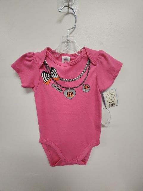 Pink Bengals Onesie, 3M G