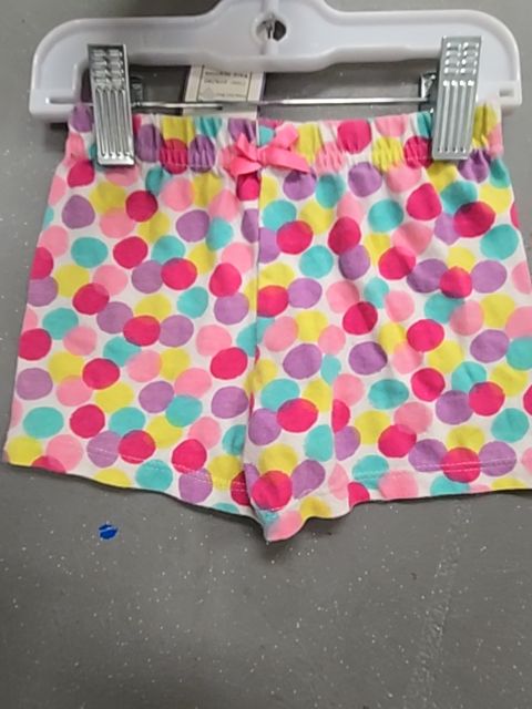 pink/red Garanimals Poka Dot Shorts 6-9m, 6M G