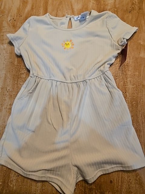 Brown/Orange Sun Emma & Elsa Dress, 6 G