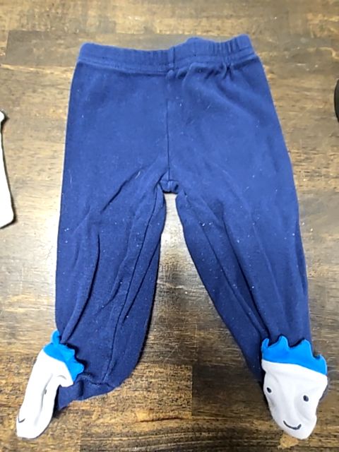 White/Navy Dino Carters Outfit, 3M B