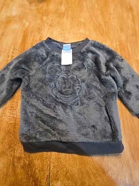 Grey Disney baby Mickey mouse sweatshirt, 6M B