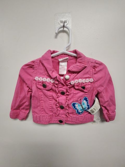 Pink Butterfly Nannette Kids Jacket, 9-12M G