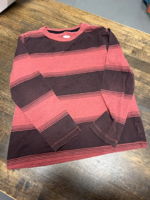 Brown/rust stripe Old Navy Striped Tshirt, 6 B