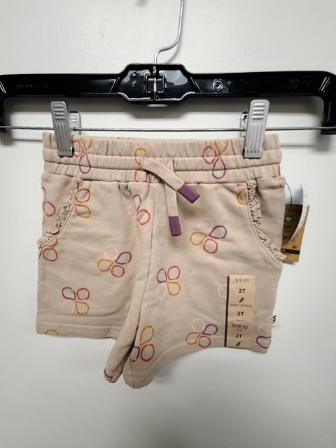 Tan Easy Peasy Shorts, 2T G