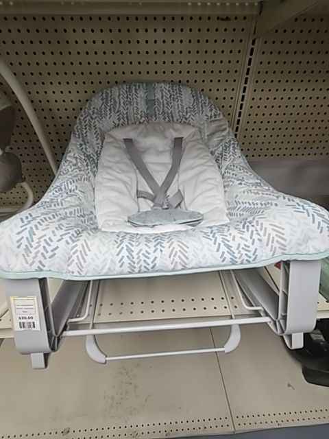 Grey/White/Blue Ingenuity Bouncer, Rocker & Toddler Seat