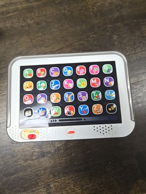 Grey/White Fisher Price Learning Tablet