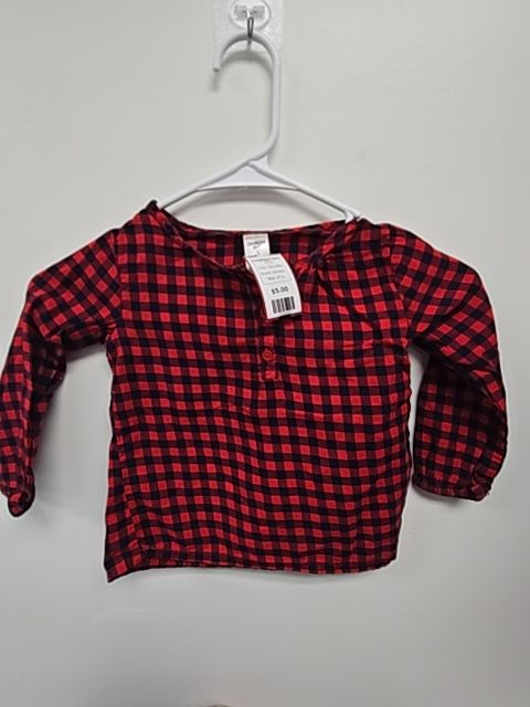 Navy/Red OshKosh Longsleeve Shirt, 2T G
