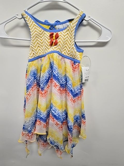 Yellow/Blue/White/Red Jona Michelle Dress, 3T G