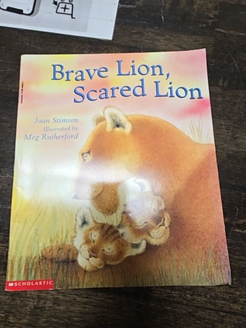 Brave Lion, Scared Lion Book