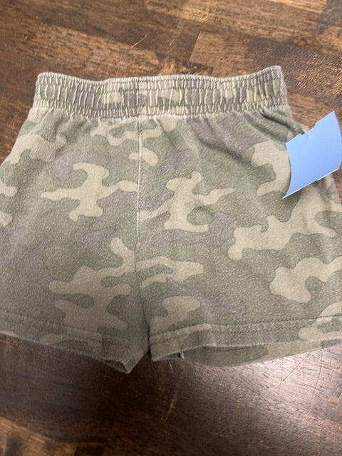 Green Camo Garanimals Shorts, 18M B