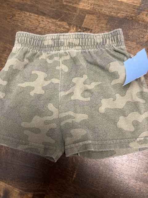 Green Camo Garanimals Shorts, 18M B