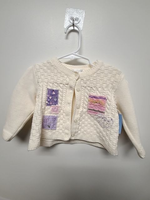 white Childrens Place Patchwork Sweater, 12M G