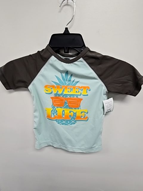 Green Old Navy Sweet Life Swim Shirt, 4T B
