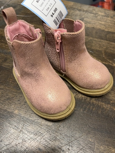 Pink Wonder Nation Boots, 3 G