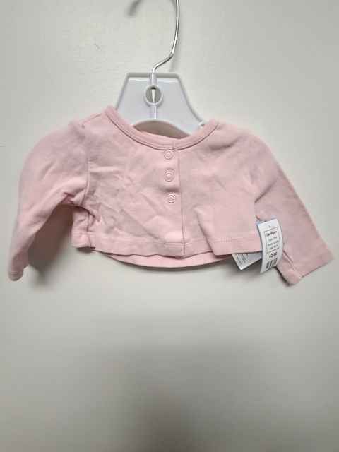 Pink Carters Cardigan, NB G