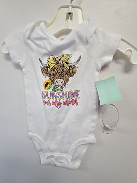 white just one you Cow Onesie, 3M G