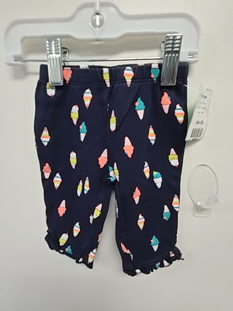 Navy Ice Cream Carters Leggings, 3M G