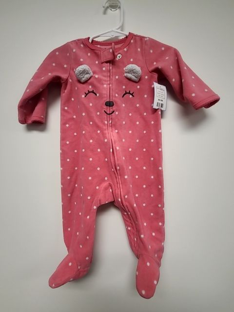 pink Carters One Piece Pjs, 6M G